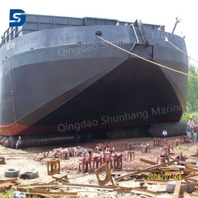 ISO14409 मानक जहाज रबर एयरबैग लंबाई OEM के साथ